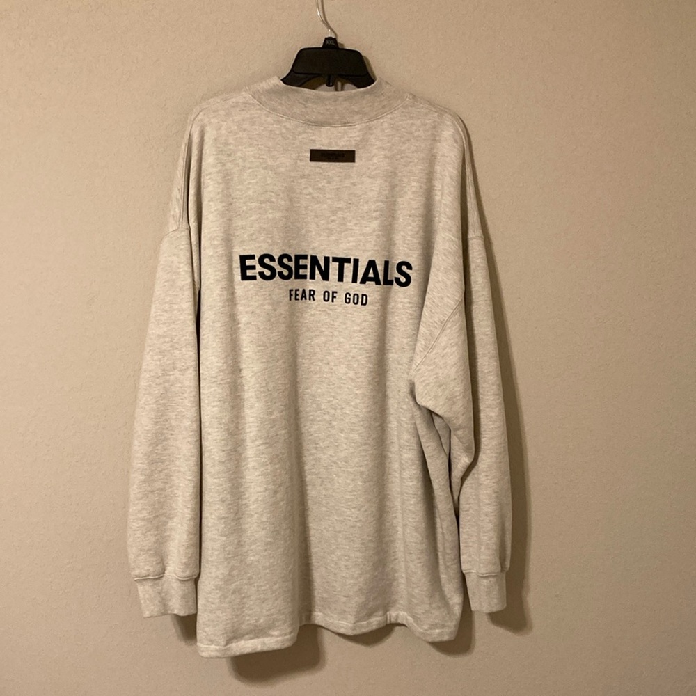 Fear of God Essentials Gray Sweatshirt, Used